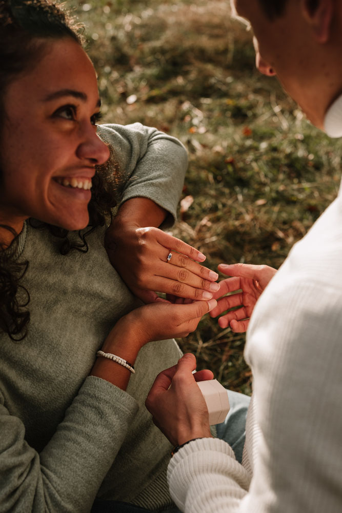 Faire une séance photo de couple - Demande en mariage